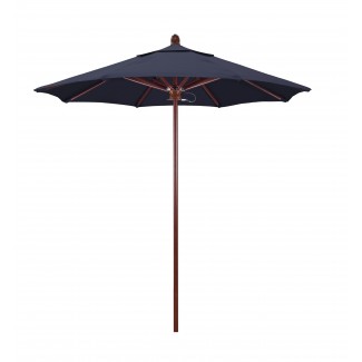 Commercial Restaurant Umbrellas 7.5ft Octagon Wood Composite Fiberglass Market Umbrella